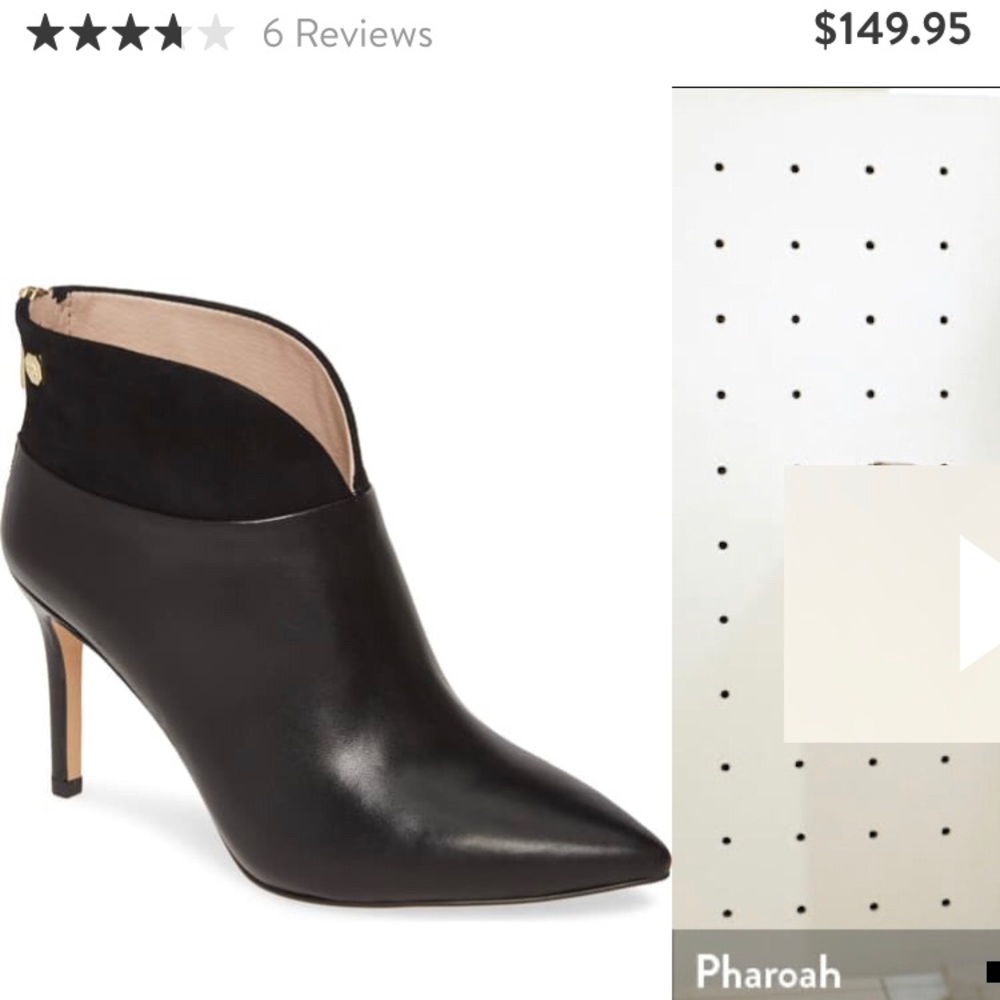 Louise et cie Black bootie (size 7)